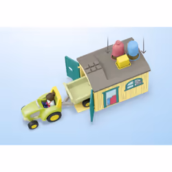 Playmobil Ferme avec Tracteur et Animaux Coffret de Jeu Multicolore - Vue supplémentaire 5