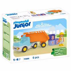 Playmobil Camion benne, Construction, 1,5 an(s), Multicolore, Plastique
