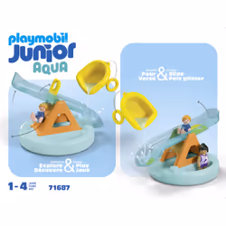 Playmobil Ilôt avec toboggan aquatique - Vue supplémentaire 10