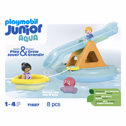 Playmobil Ilôt avec toboggan aquatique