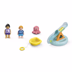 Playmobil Ilôt avec toboggan aquatique