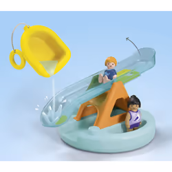 Playmobil Ilôt avec toboggan aquatique - Vue supplémentaire 4
