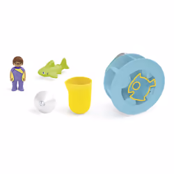 Playmobil Roue aquatique avec bébé requin - Vue supplémentaire 4
