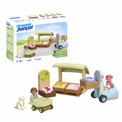 Playmobil Junior : Etal de fruits et légumes bio - Vue supplémentaire 10