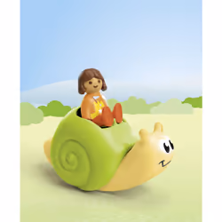 Playmobil Enfant avec escargot à bascule Junior