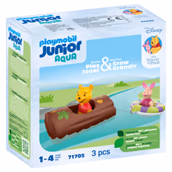 Playmobil Junior &amp; Disney : Winnie et Porcinet, Jeu d'eau, 1,5 an(s), Multicolore, Plastique