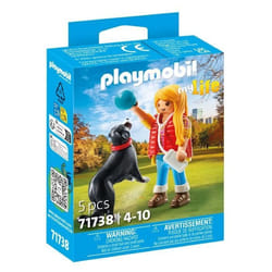 Playmobil Jeune fille avec chien de montagne