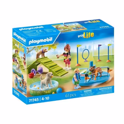Playmobil Aire de jeux pour chiens et personnages, 265,65 g