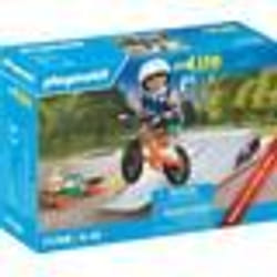 Playmobil Snowboarder avec rampe de glisse