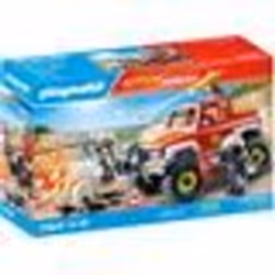 Playmobil Véhicule de pompiers avec bidon enflammé, 485,79 g