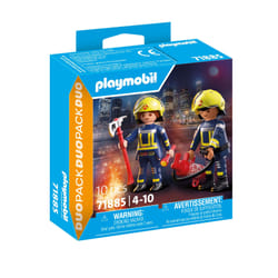 Playmobil Duo : Pompiers avec hache et extincteur