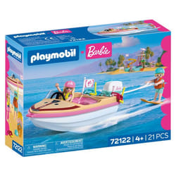 PLAYMOBIL 72122 Barbie Bateau & wakeboard 21 pièces Dès 4 ans