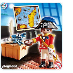 Playmobil Capitaine pirate avec carte