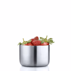 Blomus BASIC, Bol à en-cas, Rond, Acier inoxydable, Acier inoxydable, Mat, 0,4 L