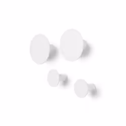 Blomus 65798, Intérieure, Crochet de cuisine, Blanc, Polystone, 45 mm, 4 pièce(s)