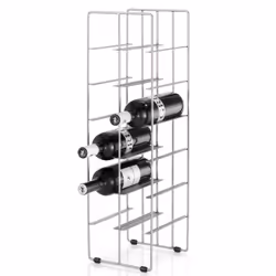 Blomus PILARE, 12 bouteille(s), Nickel, Acier, Nickel, Casier à bouteilles de table