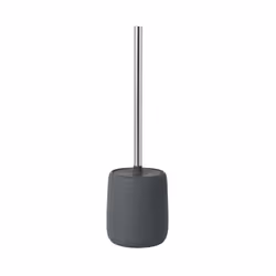Blomus 69040, Support et brosse pour toilettes, Gris, Vitrocéramique, Acier inoxydable, Plastique, Sono