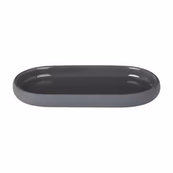 Blomus 69043, Ovale, Vitrocéramique, Silicone, Gris, Antracite, 100 mm, 190 mm, 20 mm