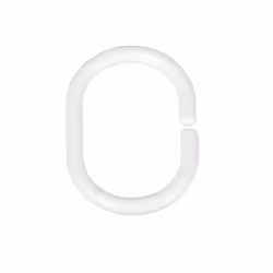 WENKO Anneaux Rideaux 12 pcs. Blanc