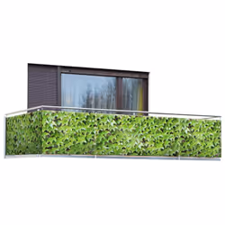 Description générale La couverture de balcon au motif de vigne sauvage offre une solution esthétique et pratique pour votre e ...