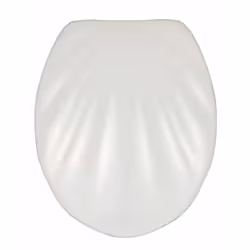 WENKO 18442100, Allongé, Abattant rigide, Blanc, Duroplast, 2,4 kg, 38 cm