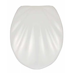 WENKO 18442100 Abattant rigide Duroplast Blanc