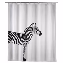 WENKO 20051100, Image, Anneau, Polyester, Noir, Blanc, Lavage à la main, 30 °C