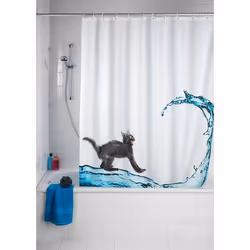 WENKO 20052500 rideau de douche Polyester Multicolore