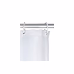 WENKO 20060100 rideau de douche Polyester Vert, Blanc