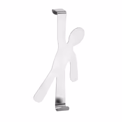 WENKO Crochet de porte Boy Mat acier inox