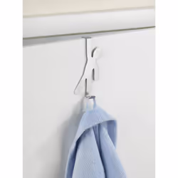 WENKO Crochet de porte Boy Mat acier inox