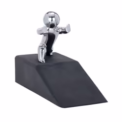 WENKO 5520060100 arrêt de porte Noir, Argent