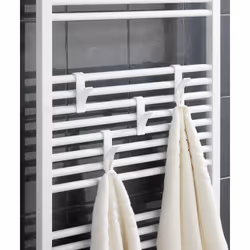 WENKO Crochet radiateurs Blanc 2 pcs. - Vue supplémentaire 4