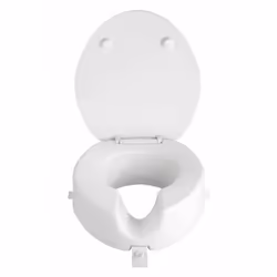 WENKO 20063100, Allongé, Abattant rigide, Blanc, Polyuréthane (PU), Polyvinyl chloride (PVC), 415 mm, 440 mm