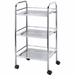 Découvrez le chariot de salle de bain Exclusiv de WENKO, un meuble salle de bain pratique et élégant qui facilitera votre ran ...