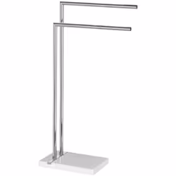La série d'accessoires de salle de bain Noble White se caractérise par son élégance et la clarté de ses lignes. Tous les acce ...