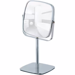 Miroir sur pied à la fois pratique et stable, qui peut de manière optimale être utilisé tous les jours dans la salle de bain. ...