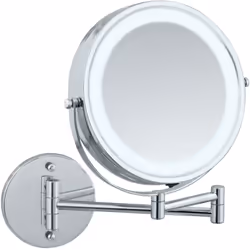Description générale Le miroir grossissant lumineux mural à LED Lumi est un accessoire indispensable pour les soins cosmétiqu ...