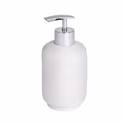 WENKO Black & White Distributeur de savon Goa Neo Blanc, 75 mm, 75 mm, 160 mm, 299 g