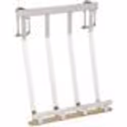 WENKO Support mural tablette Premium Support Livre de Cuisine fixation sans perçage possible avec adaptateur Loc métal - bam ...