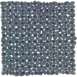 Wenko - Tapis de douche Paradise, Tapis antidérapant, pvc, 54x54 cm, anthracite