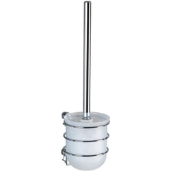Brosse wc murale Wenko inox argenté classique sans perçage support brosse wc design fixation murale wc brosse wc remplaçable accessoires salle de