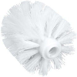 Tête de Brosse wc de rechange pour porte-brosse wc, avec adaptateur, Polypropylène, ø 8,5 cm, blanc - Wenko