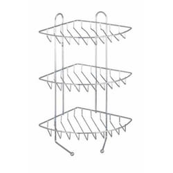 WENKO 15166100 Etagère d'angle Mural Métal Chrome