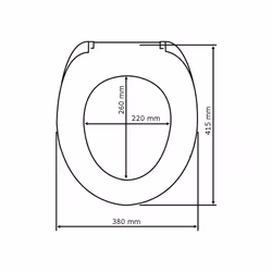 WENKO Abattant Prima MDF Blanc - Vue supplémentaire 5
