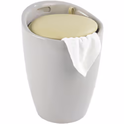 Découvrez le tabouret de salle de bain Candy de WENKO, un meuble de salle de bain design et moderne au style intemporel. Fabr ...