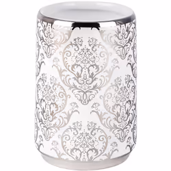 Réalisés en un merveilleux design blanc en céramique de qualité supérieure et avec se ornements argentés, les accessoires de  ...