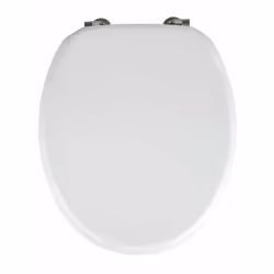 WENKO 154008100, Allongé, Abattant rigide, Blanc, Panneaux MDF, 36 cm, 43 cm