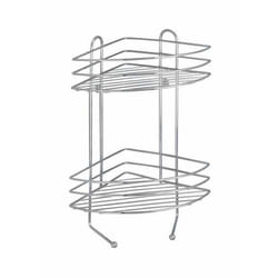WENKO 15498100 Etagère d'angle Mural Métal Argent
