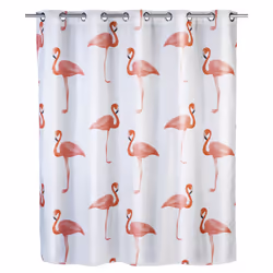 WENKO 22480100, Image, Passe-câble, Polyester, Rose, Blanc, Lavage à la main, 30 °C